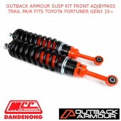 OUTBACK ARMOUR SUSP KIT FRONT ADJBYPASS TRAIL PAIR FITS TOYOTA FORTUNER GEN3 15+